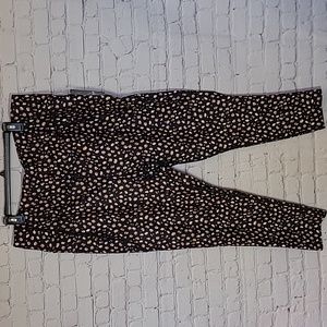 NEW Black Pebble Size 3X Spalding High Rise Full Length Pocket Leggings